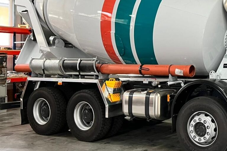 Rohr zu Beton